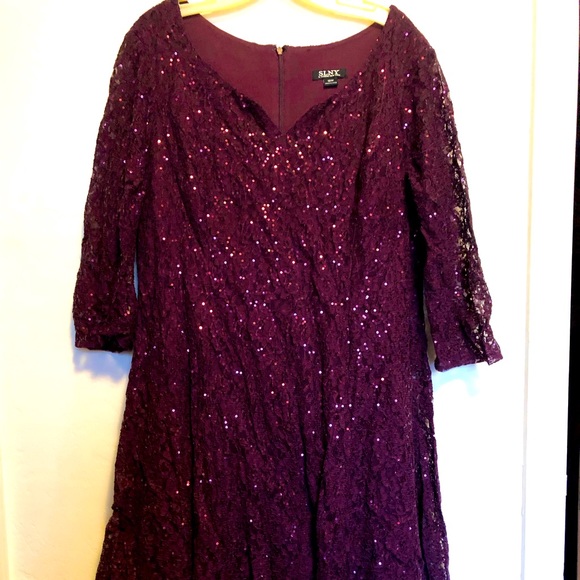 Purple cocktail dress - Picture 1 of 4